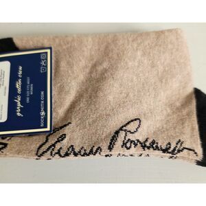Socksmith NWT 2 Pair First Lady Socks Michelle Obama Eleanor Roosevelt Womens